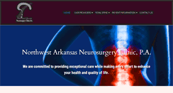 Desktop Screenshot of nwaneurosurgery.com